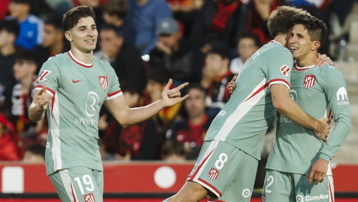 Julián Álvarez le dio la victoria al Atlético de Madrid