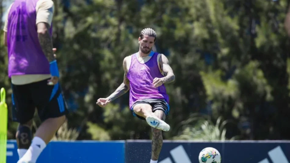 La Selección argentina tuvo su último entrenamiento antes de viajar a Paraguay: quiénes van a ser los titulares