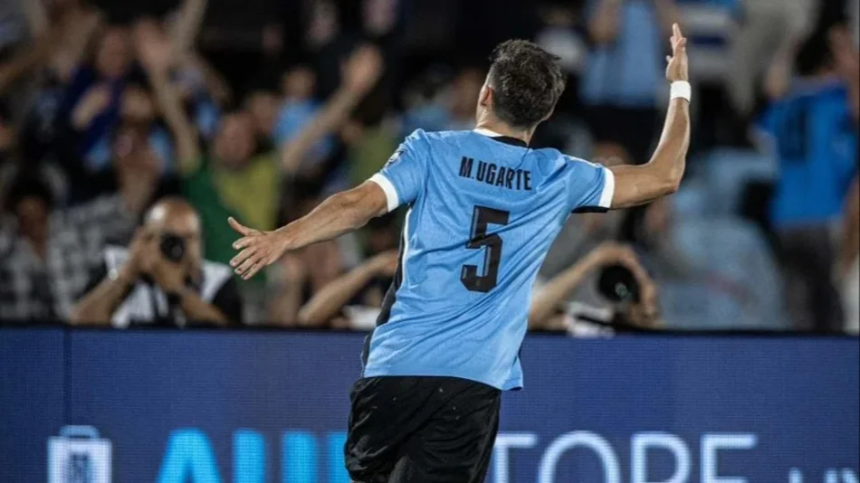 El gol de la victoria: Manuel Ugarte Ribeiro brilla en el triunfo de Uruguay