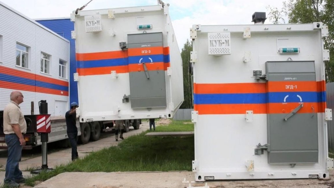 Rusia inició la producción en masa de refugios antiaéreos móviles