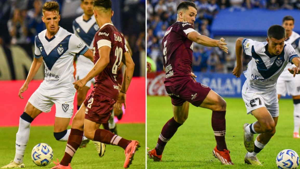 VIDEO. Con uno menos, Vélez empató con Lanús y ahora supera a su escolta por dos puntos