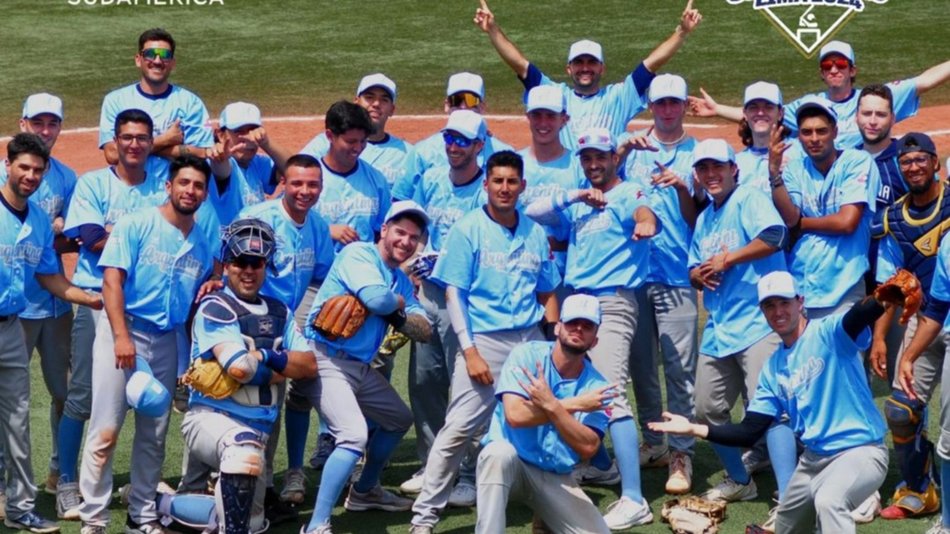Con siete salteños, la Selección de béisbol derrotó a Brasil y se consagró campeona sudamericana