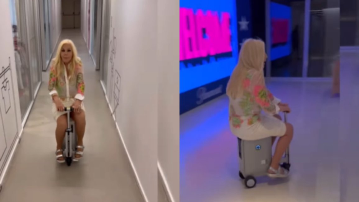 Susana Giménez motorizada: el regalo que recibió la diva para trasladarse