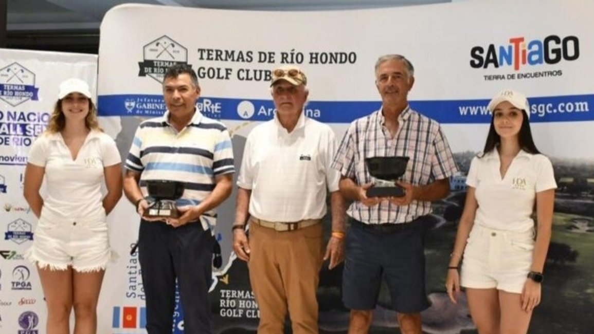 El salteño Walter Miranda se consagró en el Golf Four Ball Senior