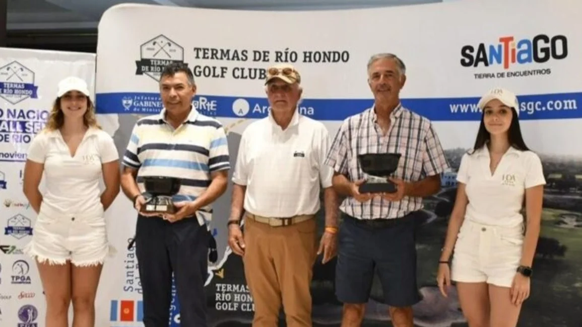 El salteño Walter Miranda se consagró en el Golf Four Ball Senior
