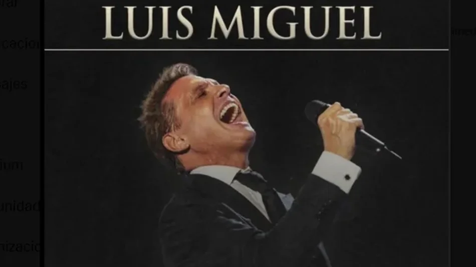 Luis Miguel cierra su gira mundial en Argentina donde todo comenzó el próximo 17 de diciembre 