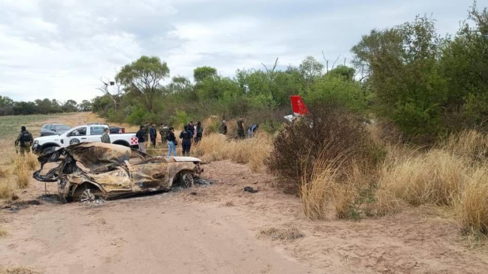 Avioneta narco estrellada en Rosario de la Frontera: dos detenidos y 140 kilos de cocaína secuestrada