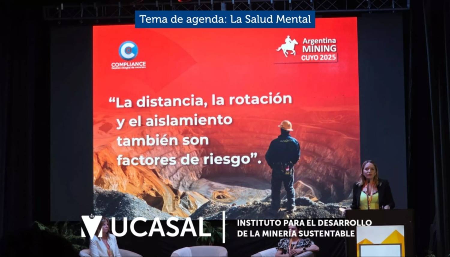 El IDeMiS de UCASAL presente en Argentina Mining, el foro internacional de la minería