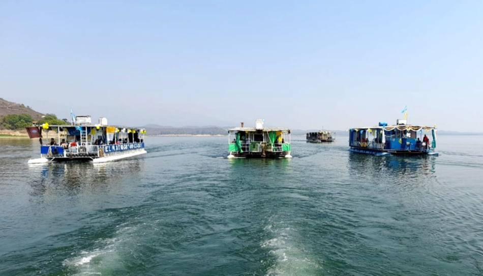 VIDEO. Veneración en Salta a la Virgen de Itatí: la emoción de una procesión náutica que cumple 36 años en el Cabra Corral