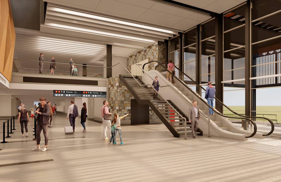 Aeropuerto: avance del 50% y queda al menos un año de obra