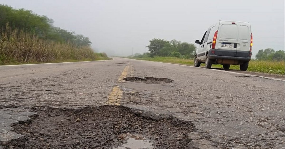 Ordenan reparar tramos críticos de la ruta 34
