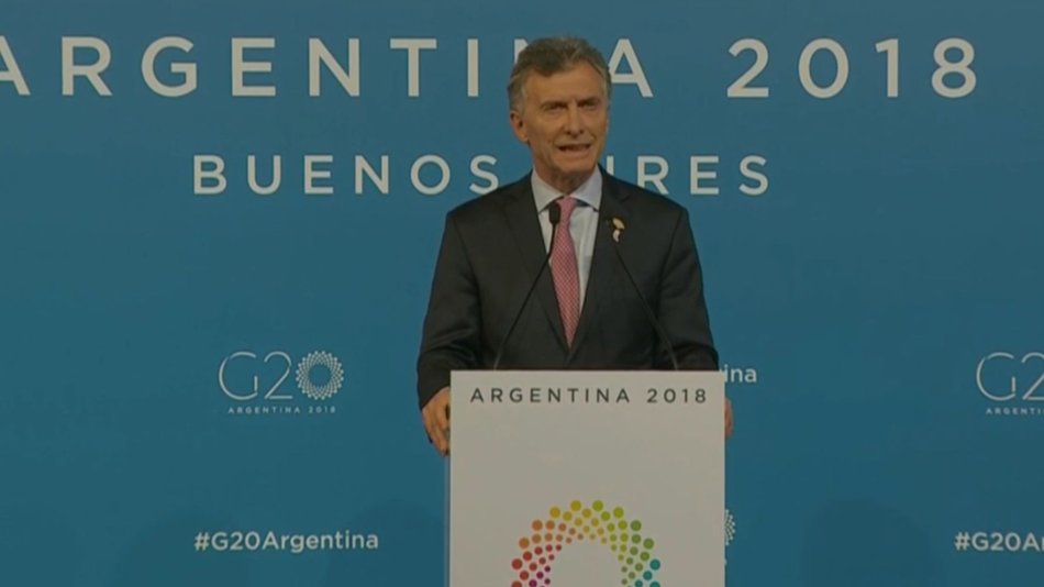 VIDEO. Macri cerró el G20:  "La Argentina no ve la presencia de China como una amenaza sino como una oportunidad"