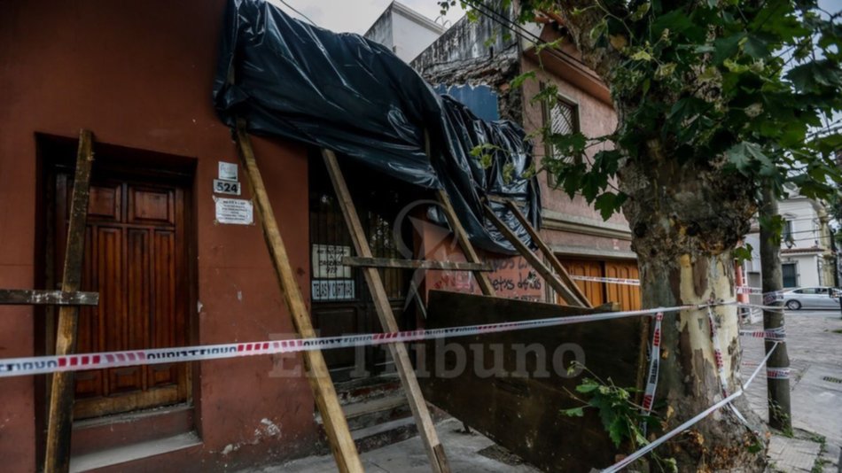 Medidas de prevención por el derrumbe de una fachada