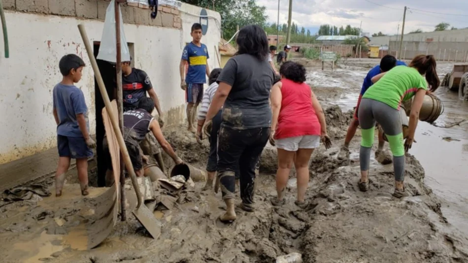 Piden donaciones de lavandina, detergente y agua para asistir a los afectados por el temporal en Cafayate