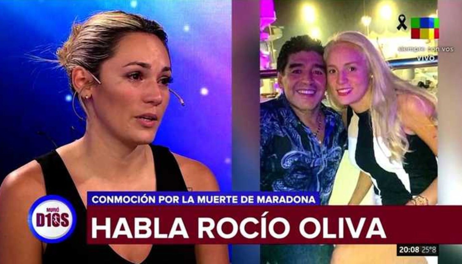 VIDEO Rocío Oliva: “A Diego había que salvarlo del alcohol, entre otros  problemas”