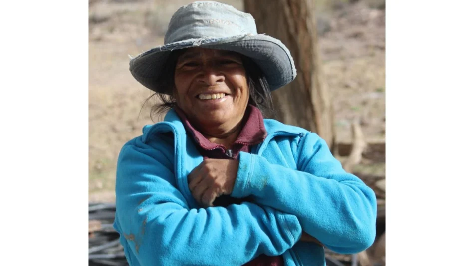 Anita Olmos siempre le sonríe a la vida...
