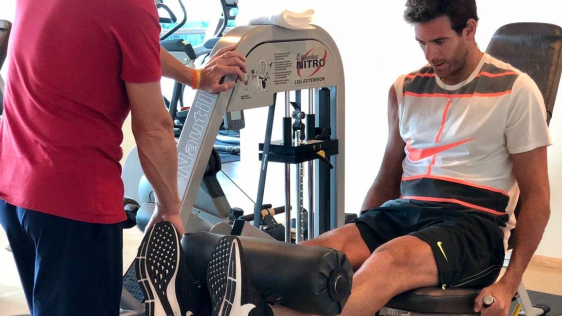Del Potro, con la mente en volver 