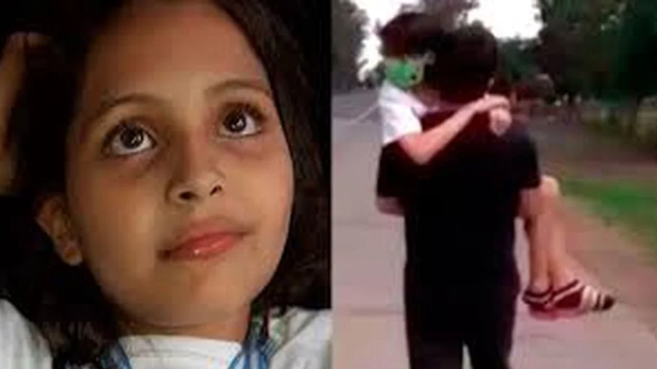 Desesperante estado de salud de Abigail, la nena que entró a Santiago a upa de su padre