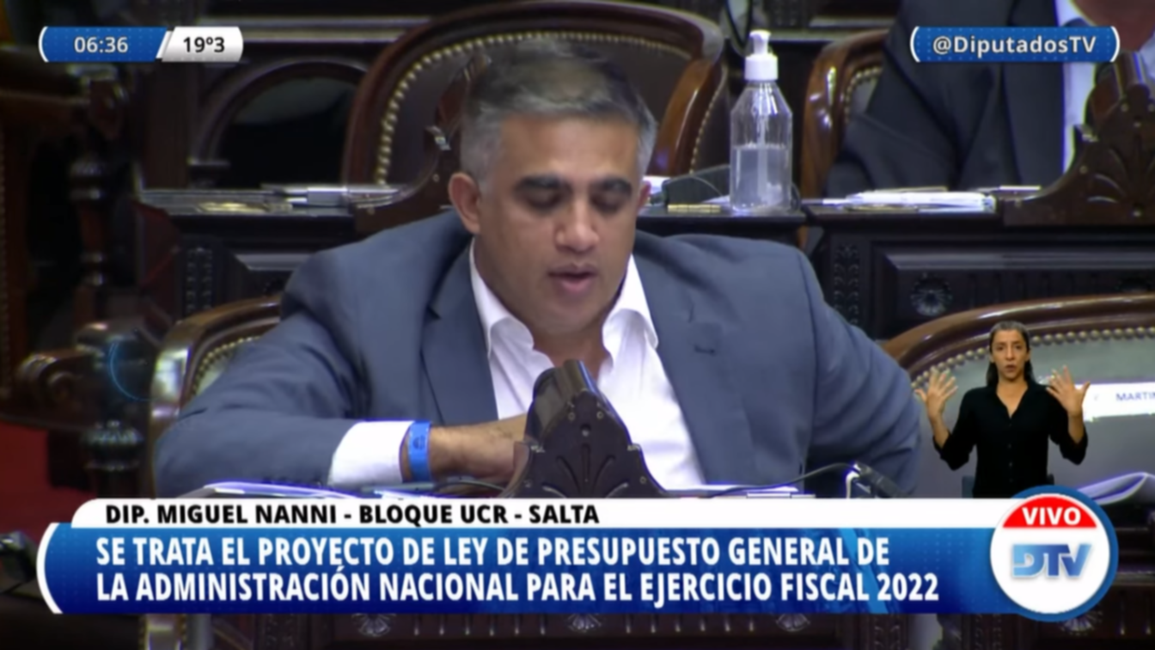 Miguel Nanni:  "El Gobierno se perdió una enorme oportunidad que hoy deja con mucha más dificultad al país"