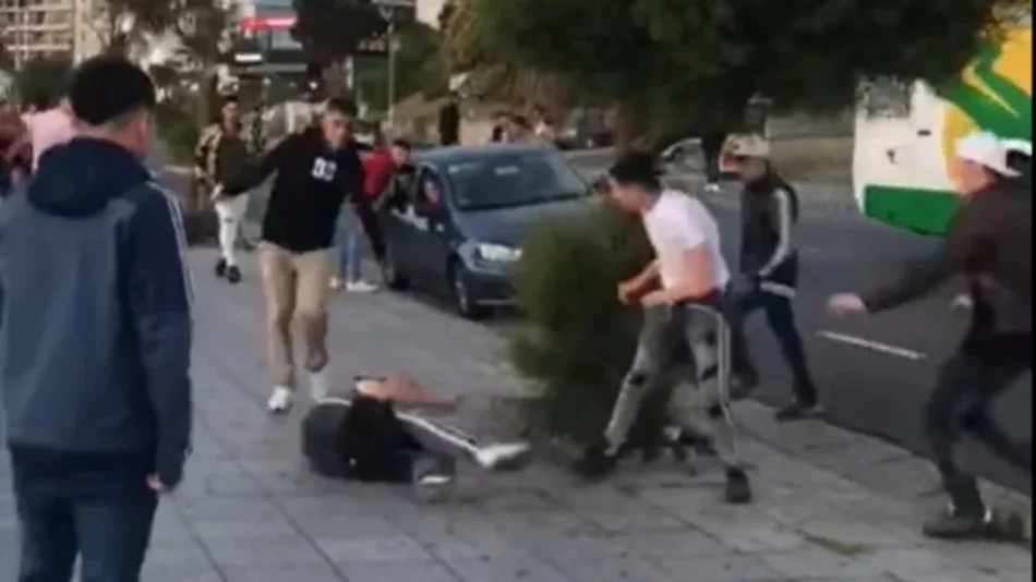  VIDEO Violencia y salvajismo: Un joven sufrió una paliza de seis excompañeros y está grave