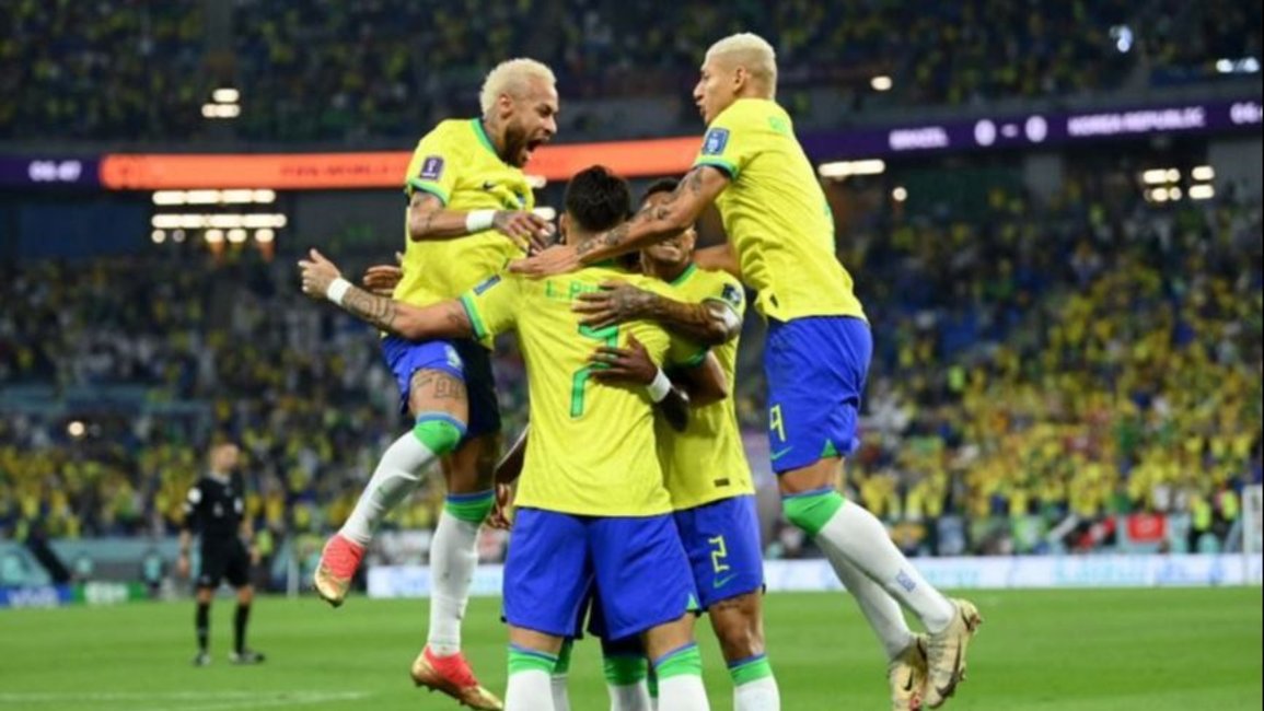 VIDEOS. Brasil goleó a Corea del Sur y jugará los cuartos de final frente a Croacia