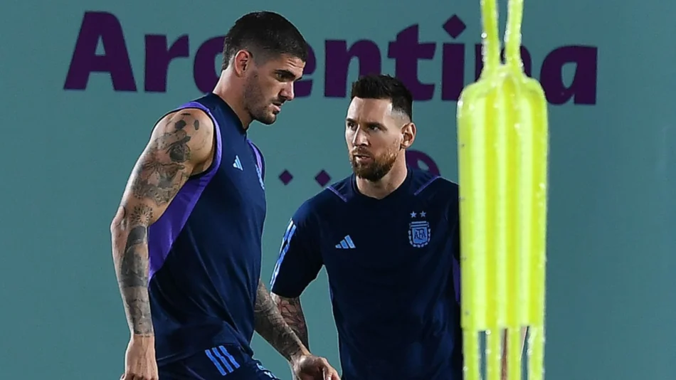 Di María y De Paul, las dudas de Scaloni en las horas previas al partido contra Países Bajos