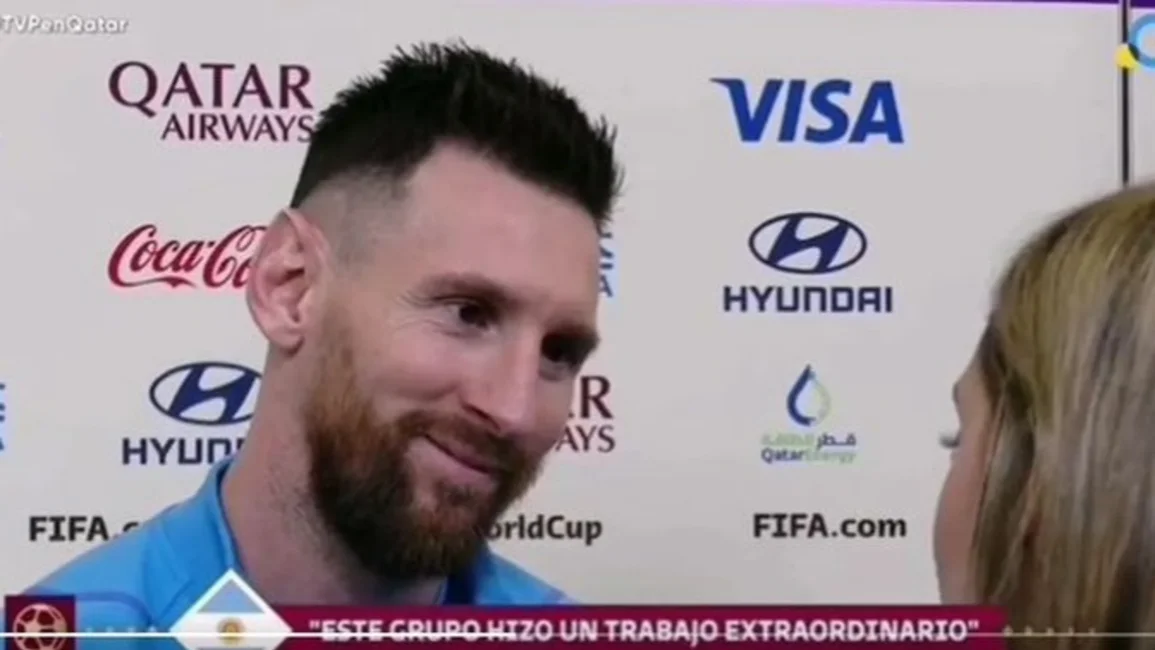  "Marcaste la vida de todos", le dijo una periodista que hizo emocionar a Messi