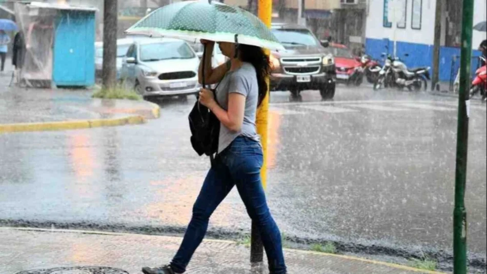 El pronóstico anticipa 100% de probabilidad de chaparrones para esta tarde