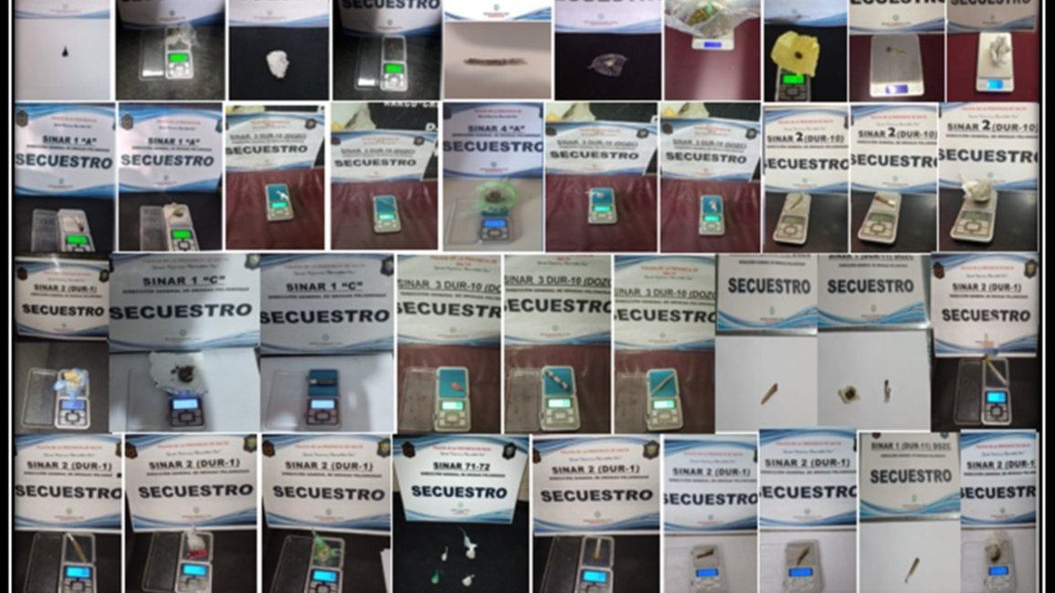  Decomisaron 700 dosis de droga en barrios de la capital salteña