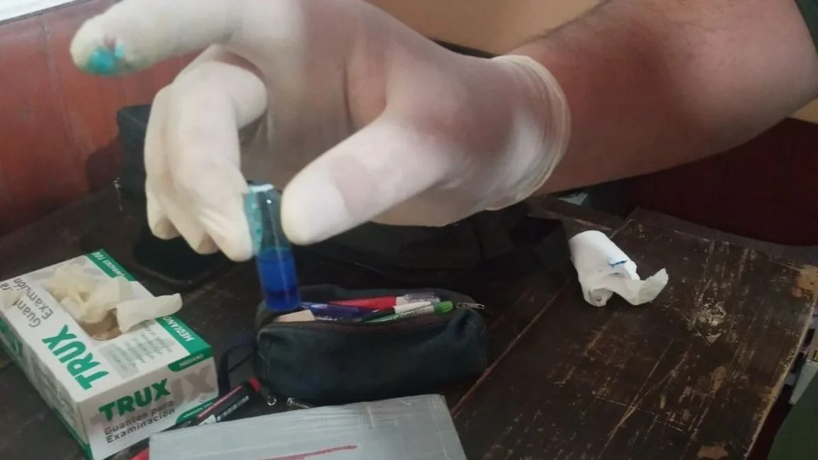 Viajaba con 1,5 kilos de cocaína