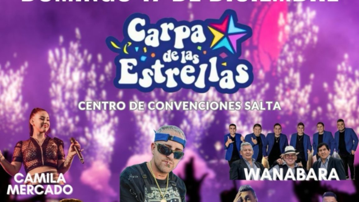 Vuelve la Carpa de las Estrellas: mirá la grilla de artistas para este domingo