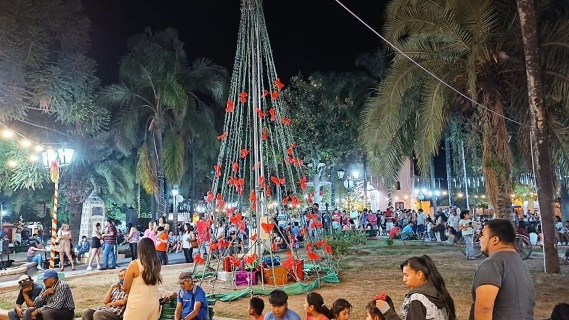 Buscan al "Grinch" que se robó el árbol de Navidad de la plaza