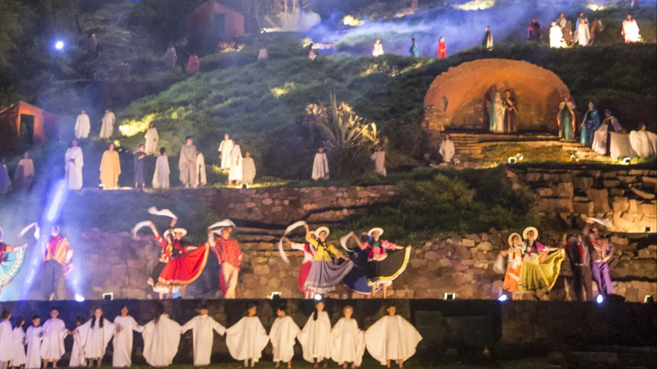 El Pesebre Viviente en Villa Las Rosas