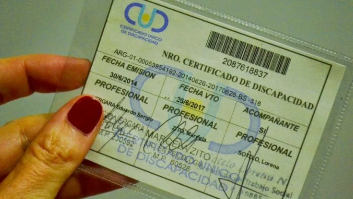 Prorrogan por un año el vencimiento del Certificado Único de Discapacidad