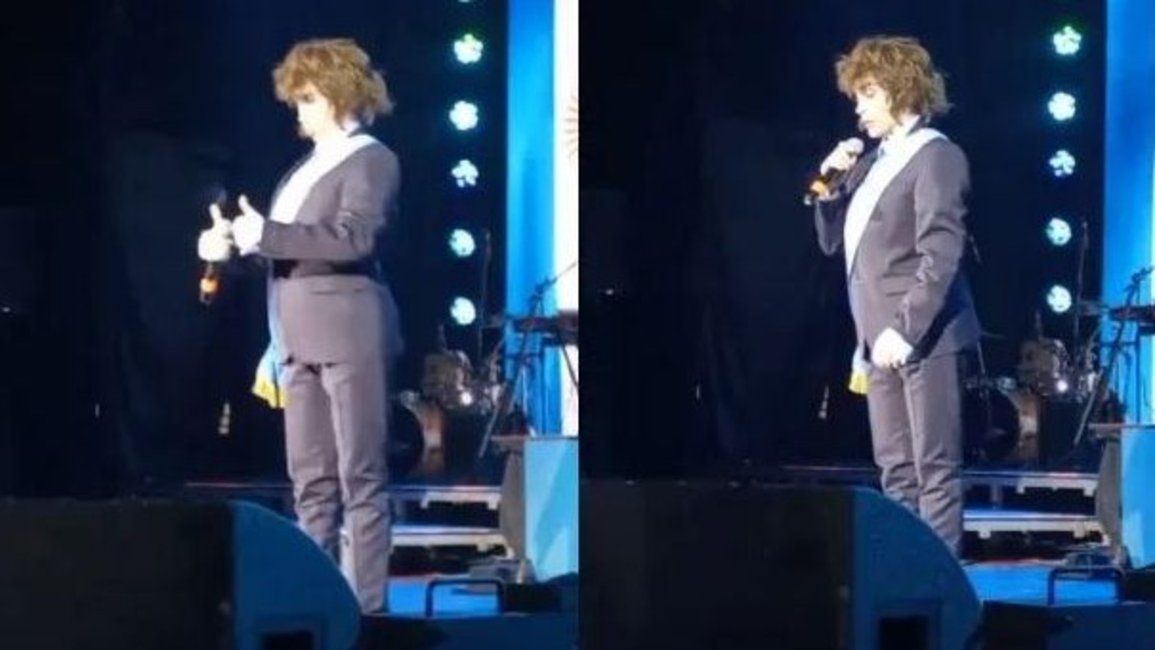 VIDEO. Así fue la imitación de Fátima Florez a Javier Milei durante su debut teatral