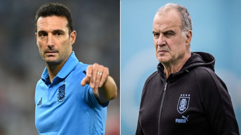 Lionel Scaloni y Marcelo Bielsa, en la puja por ser el "Rey de América"