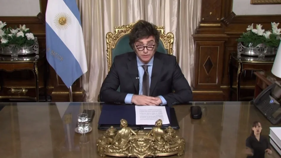 Javier Milei reclamó al Congreso la aprobación de la ley ómnibus: "La crisis puede convertirse en una catástrofe de dimensiones bíblicas"