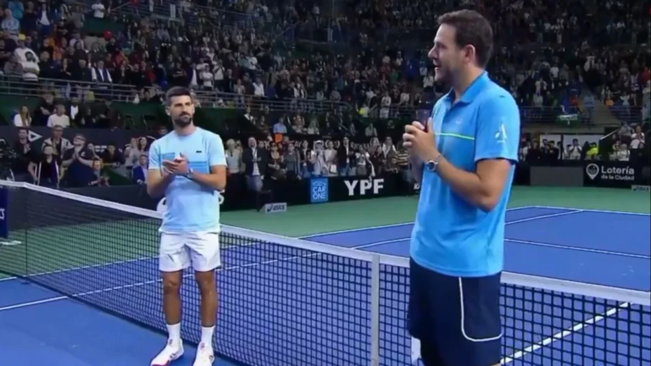 La emoción de del Potro en su despedida: “Que el punto final de mi carrera sea tener una raqueta en la mano hace que sea muy especial.”