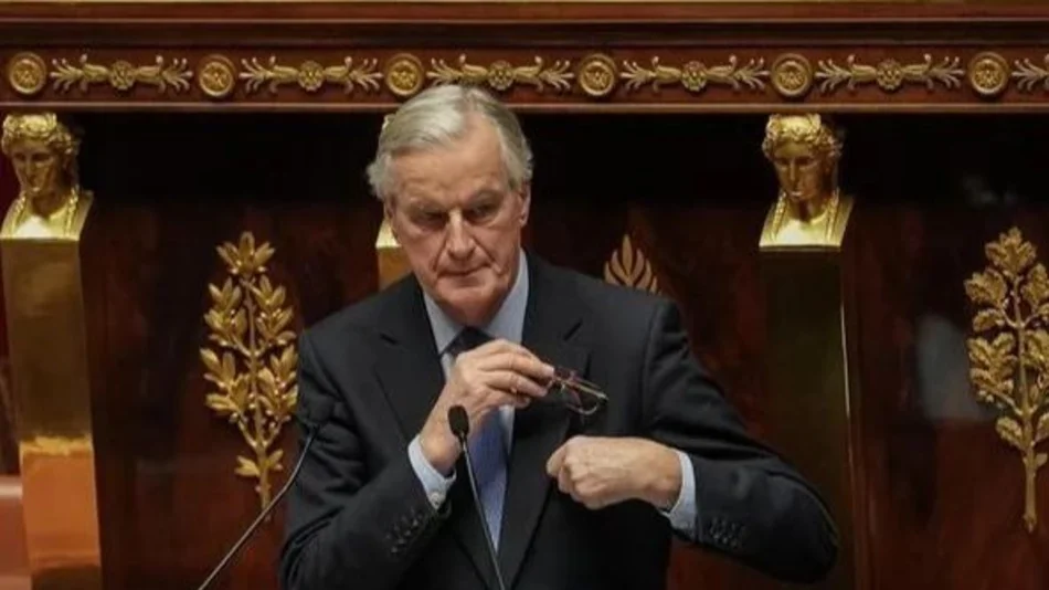 Destituyeron al primer ministro francés Barnier durante una moción de censura