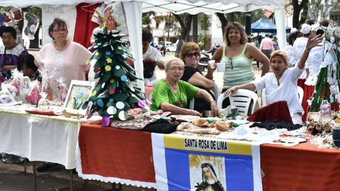Muestra navideña de los adultos mayores