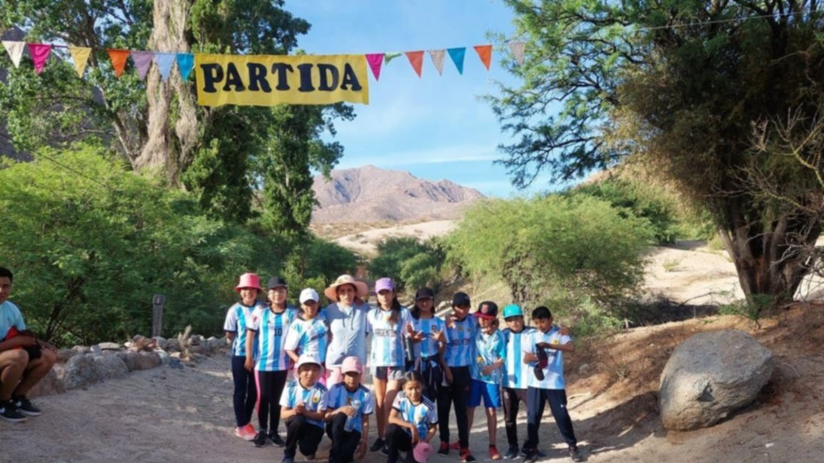 Molinos: se llevó a cabo la primera maratón estudiantil de Tacuil 