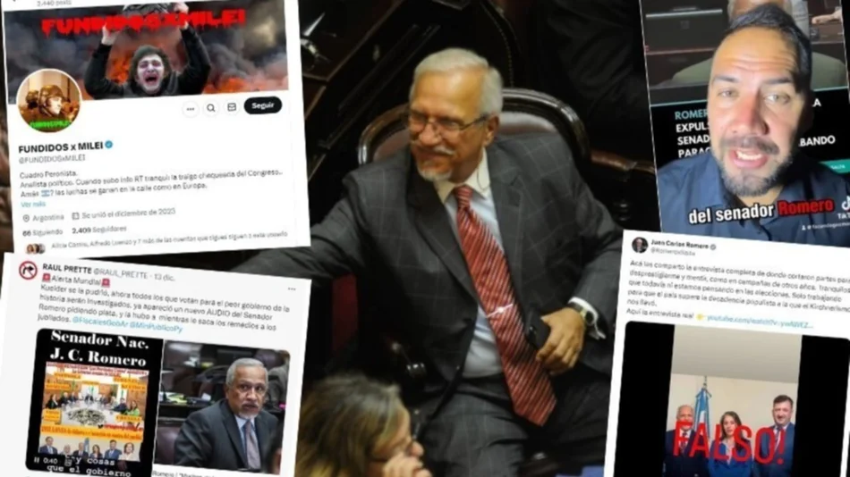 Fake news: un falso audio manipulado del senador Juan Carlos Romero se viralizó