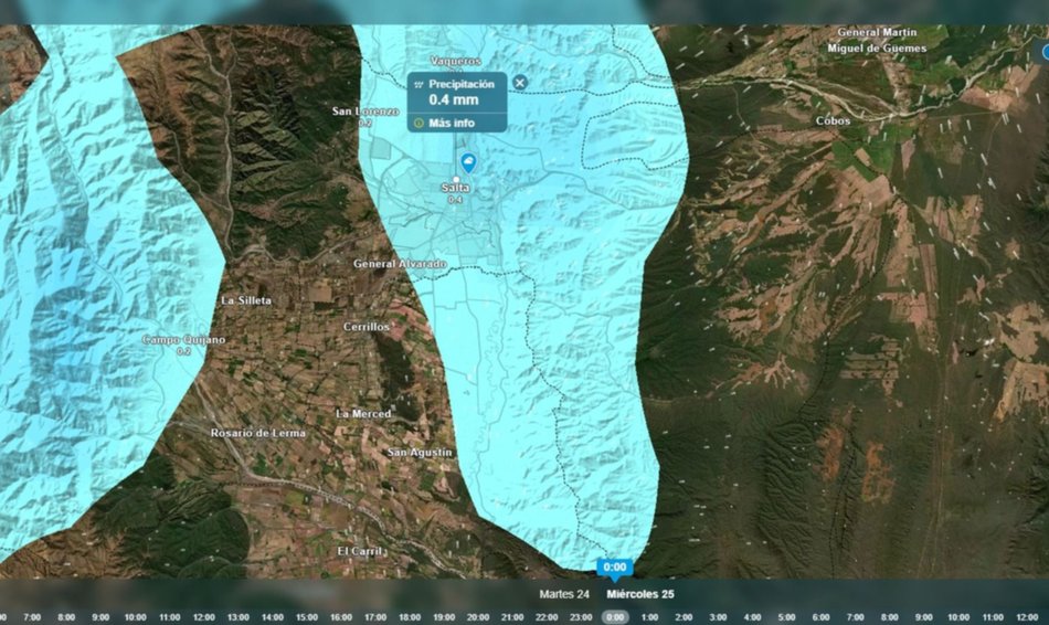 Clima en Salta: esto dice el pronóstico para la Nochebuena y la Navidad