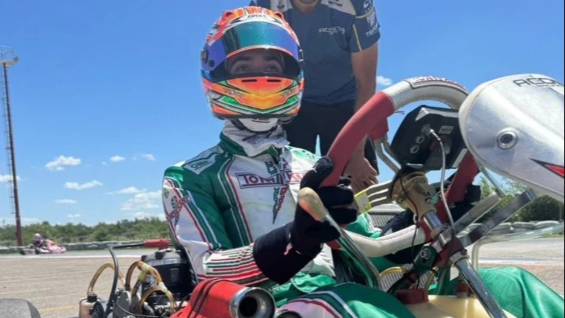 Franco Colapinto regresó a sus raíces: karting en Zárate y momentos con sus fans