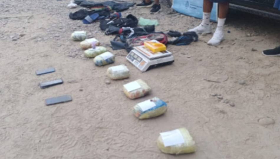 Secuestro de droga en Orán: detienen a cuatro personas y se incautan más de 5 kilos de estupefacientes