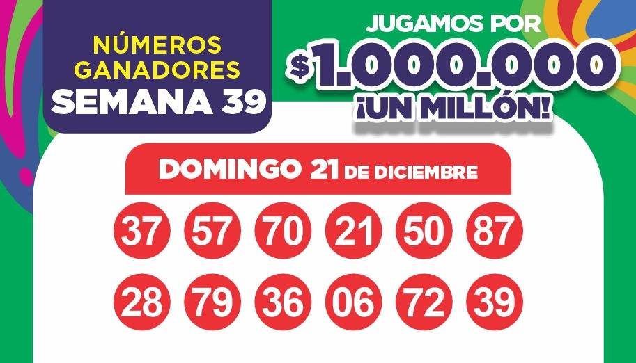 NÚMEROS DE LA SEMANA N° 39