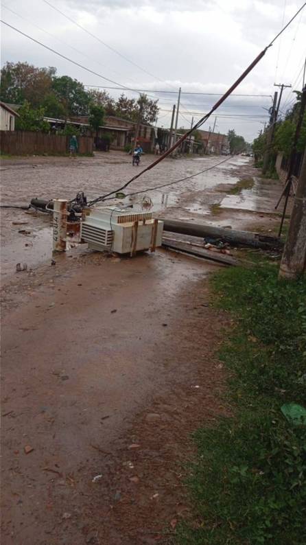 Así amaneció Colonia Santa Rosa después del temporal
