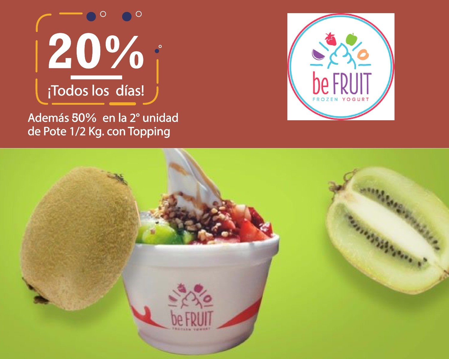 BE FRUIT FROZEN YOGURT